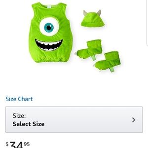 ADORABLE DISNEY MIKE  COSTUME